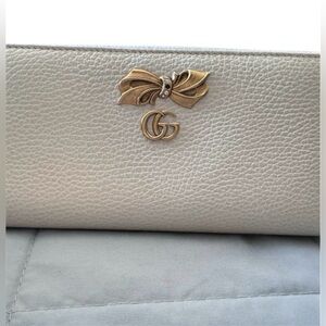 Authentic Gucci long zippy wallet
